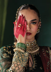 Panache By Saad Shaikh X Meera Embroidered Chiffon 3 Piece Unstitched Suit SSK25PLC D-03